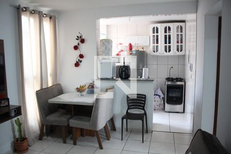 Sala de apartamento à venda com 2 quartos, 47m² em Araguaia, Belo Horizonte