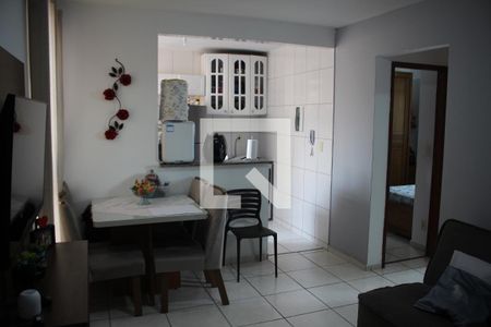 Sala de apartamento à venda com 2 quartos, 47m² em Araguaia, Belo Horizonte