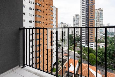 Varanda de apartamento à venda com 1 quarto, 28m² em Campo Belo, São Paulo