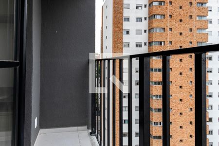 Varanda de apartamento à venda com 1 quarto, 28m² em Campo Belo, São Paulo