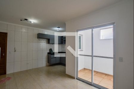 Sala de apartamento para alugar com 3 quartos, 78m² em Vila América, Santo André