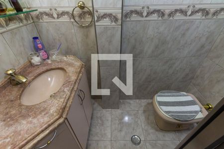 Banheiro da Suíte de apartamento à venda com 1 quarto, 80m² em Vila Gomes Cardim, São Paulo