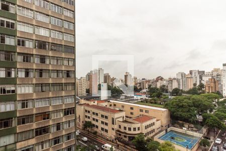 Vista da Sala de apartamento à venda com 1 quarto, 49m² em Consolação, São Paulo