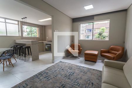 Sala de apartamento para alugar com 2 quartos, 72m² em Funcionários, Belo Horizonte