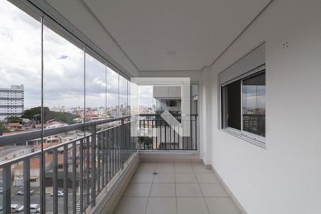 Varanda Sala de apartamento para alugar com 2 quartos, 63m² em Vila Guilhermina, São Paulo