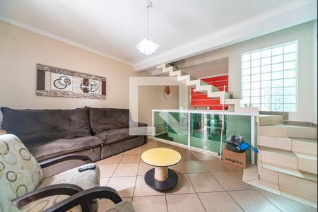 Sala de casa à venda com 3 quartos, 135m² em Parque Sao Vicente, Santo André