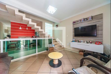 Sala de casa à venda com 3 quartos, 135m² em Parque Sao Vicente, Santo André