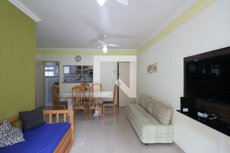 Sala de apartamento para alugar com 2 quartos, 140m² em Jardim Belmar, Guarujá