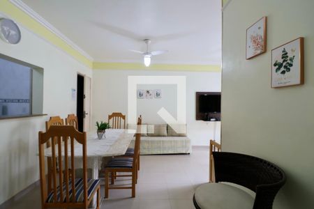 Sala de apartamento para alugar com 2 quartos, 140m² em Jardim Belmar, Guarujá