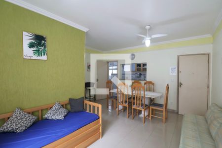 Sala de apartamento para alugar com 2 quartos, 140m² em Jardim Belmar, Guarujá