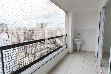 Varanda/área de serviço de kitnet/studio para alugar com 1 quarto, 36m² em Cambuci, São Paulo