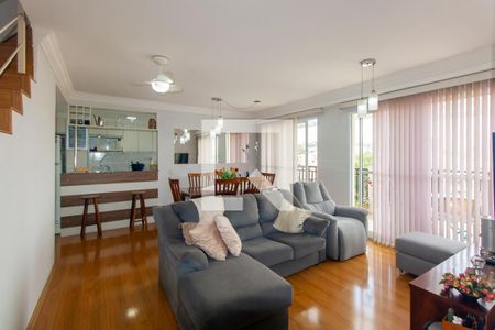 Sala de apartamento à venda com 3 quartos, 112m² em Sítio da Figueira, São Paulo