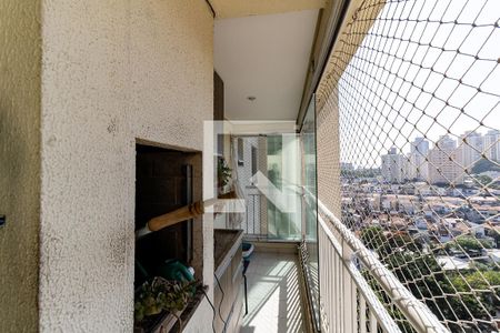 Varanda da Sala de apartamento à venda com 2 quartos, 61m² em Vila das Merces, São Paulo