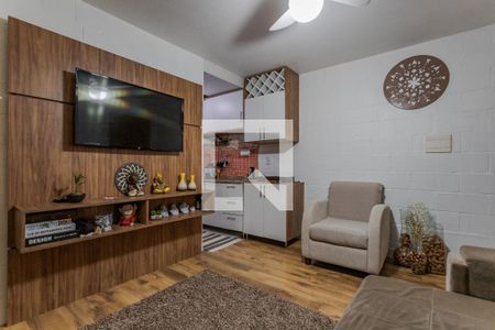 Sala de apartamento à venda com 2 quartos, 43m² em Mário Quintana, Porto Alegre