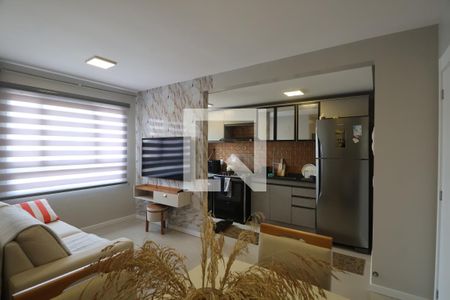 Sala de apartamento para alugar com 2 quartos, 50m² em Harmonia, Canoas