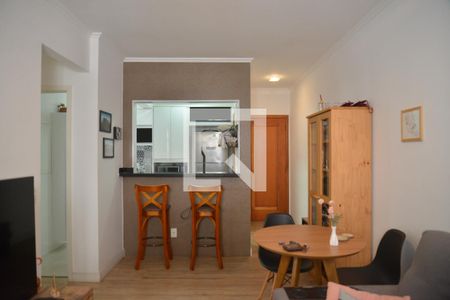 Sala de apartamento para alugar com 3 quartos, 70m² em Vila Valparaíso, Santo André