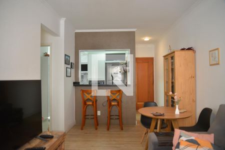 Sala de apartamento para alugar com 3 quartos, 70m² em Vila Valparaíso, Santo André