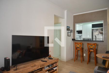 Sala de apartamento para alugar com 3 quartos, 70m² em Vila Valparaíso, Santo André