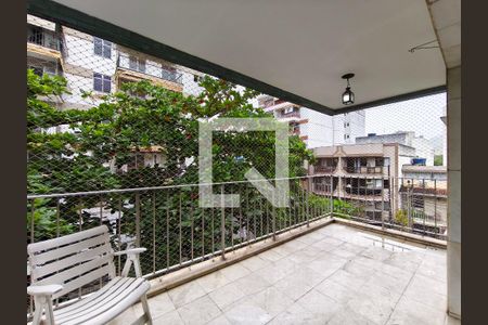 Varanda da Sala de apartamento à venda com 3 quartos, 135m² em Grajaú, Rio de Janeiro