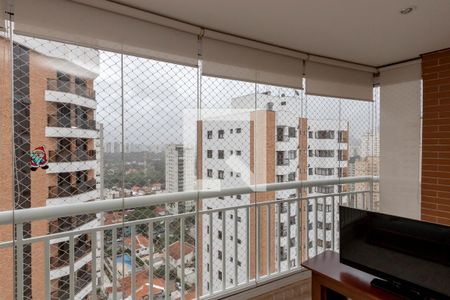 Varanda da Sala de apartamento à venda com 3 quartos, 130m² em Chácara Santo Antônio (zona Sul), São Paulo