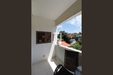 Varanda da Sala de apartamento à venda com 3 quartos, 112m² em Frei Leopoldo, Belo Horizonte