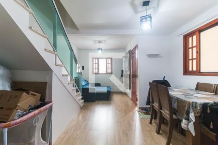 Sala/Sala de Jantar de casa de condomínio para alugar com 3 quartos, 88m² em Vila Nova Aparecida, Mogi das Cruzes