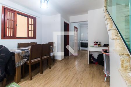 Sala/Sala de Jantar de casa de condomínio para alugar com 3 quartos, 88m² em Vila Nova Aparecida, Mogi das Cruzes