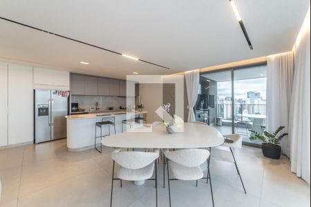 Sala de apartamento para alugar com 3 quartos, 225m² em Brooklin, São Paulo