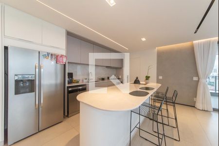 Cozinha de apartamento para alugar com 3 quartos, 225m² em Brooklin, São Paulo