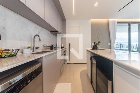 Cozinha de apartamento para alugar com 3 quartos, 225m² em Brooklin, São Paulo