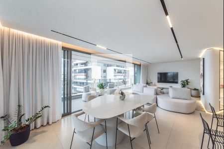 Sala de apartamento para alugar com 3 quartos, 225m² em Brooklin, São Paulo