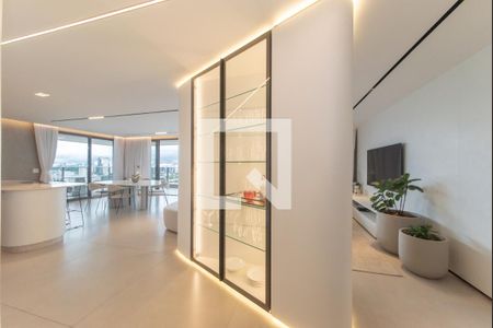 Sala de apartamento para alugar com 3 quartos, 225m² em Brooklin, São Paulo