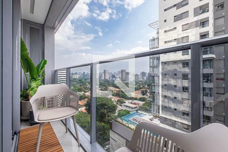 Studio - Varanda de kitnet/studio à venda com 1 quarto, 26m² em Cerqueira César, São Paulo