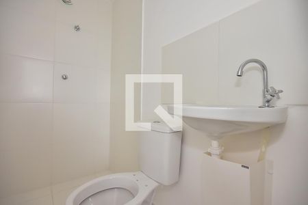 Banheiro de kitnet/studio para alugar com 1 quarto, 17m² em Vila Andrade, São Paulo