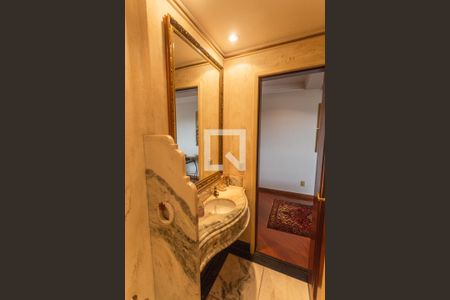 Lavabo da Sala de apartamento à venda com 4 quartos, 160m² em Funcionários, Belo Horizonte