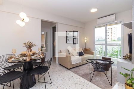 Sala de apartamento para alugar com 1 quarto, 38m² em Vila Monumento, São Paulo