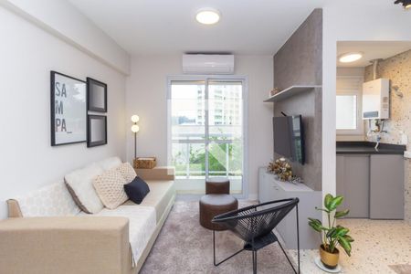 Sala de apartamento para alugar com 1 quarto, 38m² em Vila Monumento, São Paulo