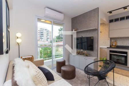 Sala de apartamento para alugar com 1 quarto, 38m² em Vila Monumento, São Paulo