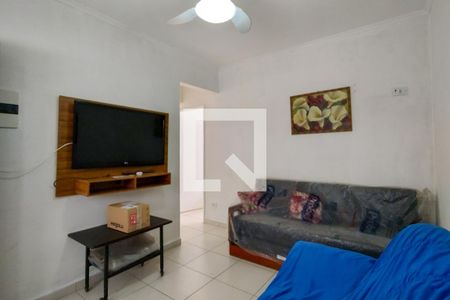 Sala de apartamento para alugar com 2 quartos, 60m² em Guilhermina, Praia Grande