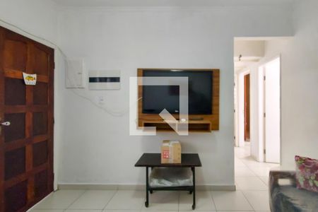 Sala de apartamento para alugar com 2 quartos, 60m² em Guilhermina, Praia Grande