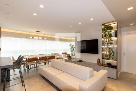 Sala de apartamento à venda com 3 quartos, 95m² em Vila Olímpia, São Paulo