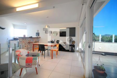 Sala de estar de apartamento à venda com 3 quartos, 164m² em Alto Caiçaras, Belo Horizonte