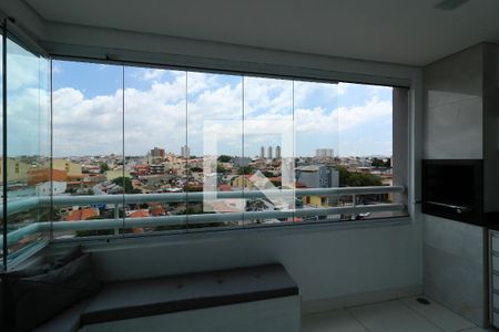 Varanda Gourmet de apartamento à venda com 2 quartos, 65m² em Vila Curuçá, Santo André