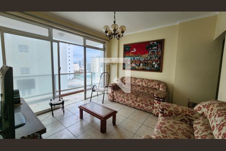 Sala de apartamento para alugar com 2 quartos, 102m² em Gonzaga, Santos