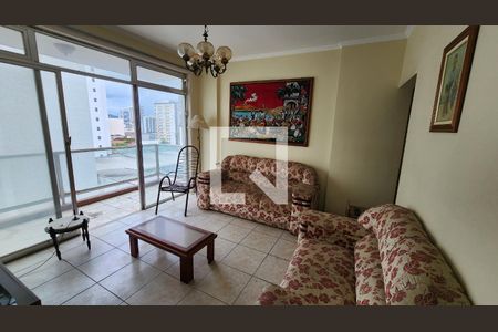 Sala de apartamento para alugar com 2 quartos, 102m² em Gonzaga, Santos