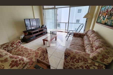 Sala de apartamento para alugar com 2 quartos, 102m² em Gonzaga, Santos