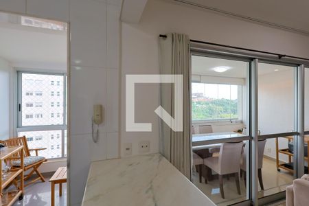 Sala de apartamento para alugar com 2 quartos, 77m² em Vale do Sereno, Nova Lima