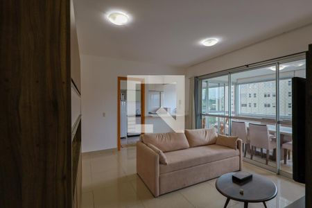 Sala de TV de apartamento para alugar com 2 quartos, 77m² em Vale do Sereno, Nova Lima