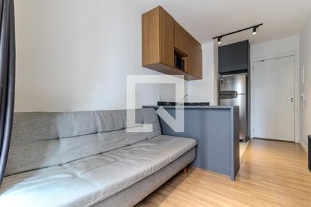 Sala de apartamento para alugar com 1 quarto, 28m² em República, São Paulo