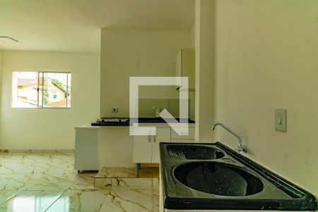 Cozinha de apartamento para alugar com 1 quarto, 50m² em Jardim Oriental, São Paulo